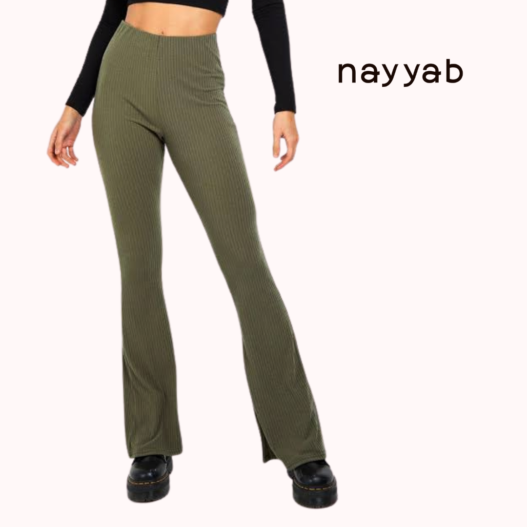 Khaki Trousers [FLARED]