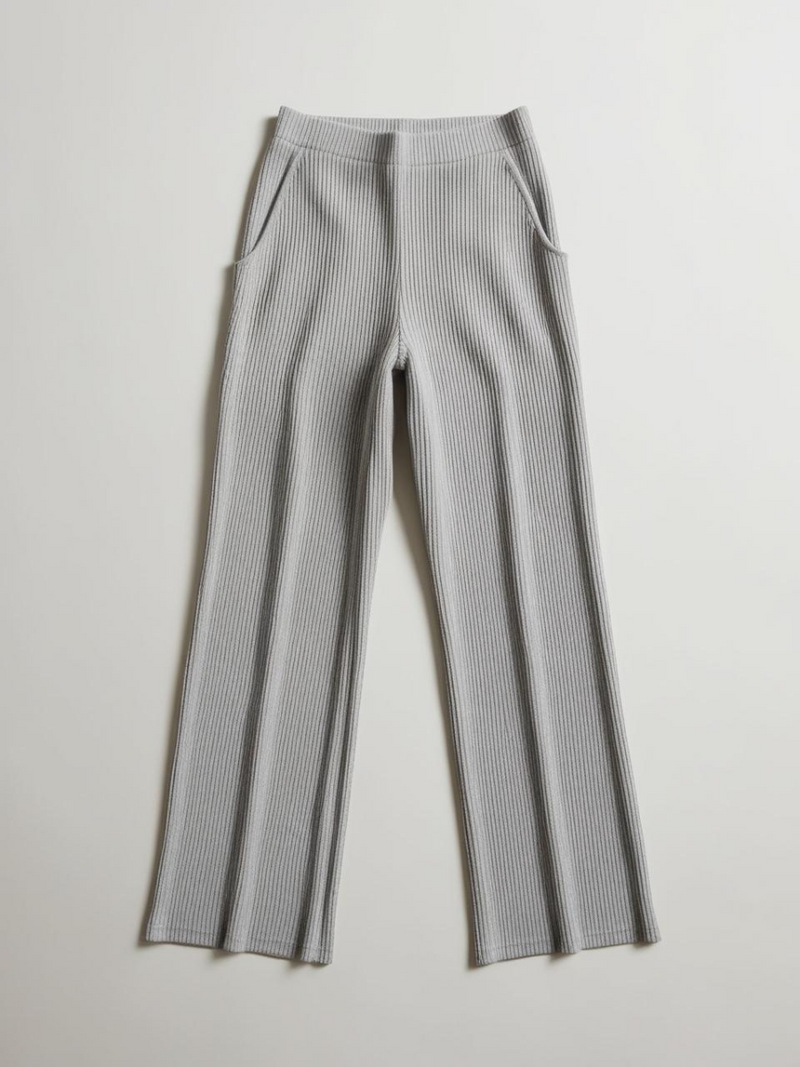 Grey Trousers [WIDE LEGGED]