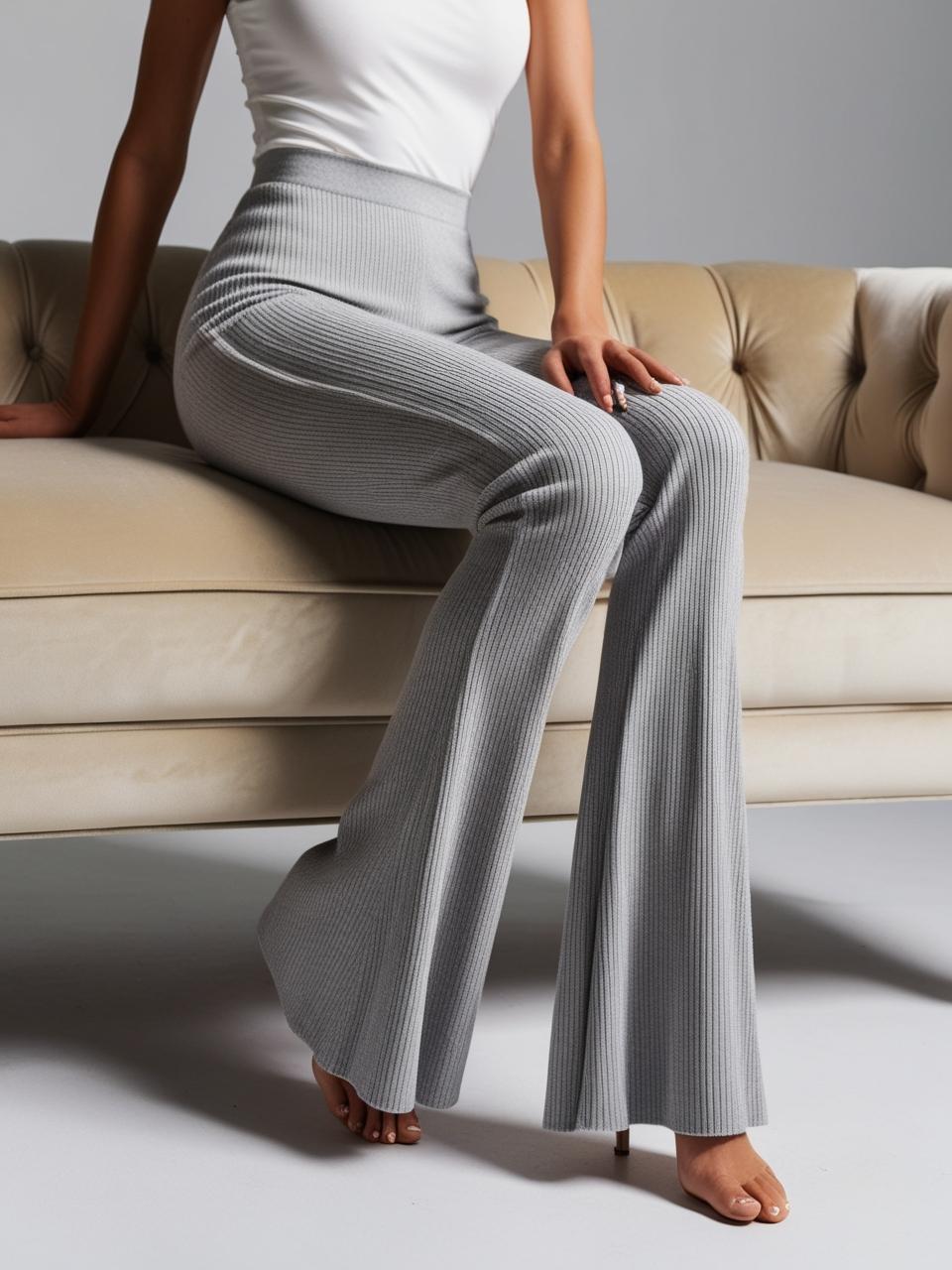 Grey Trousers [FLARED]