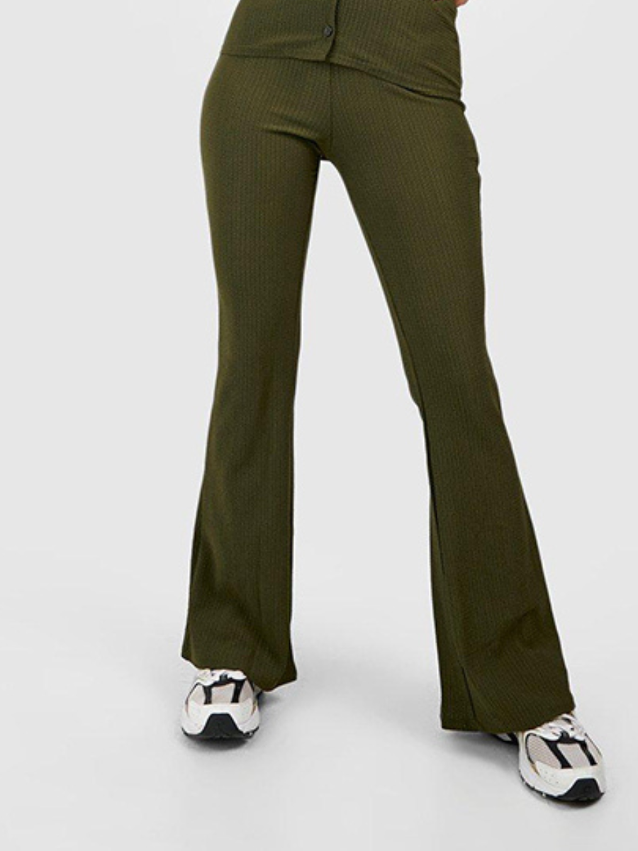 Khaki Trousers [FLARED]