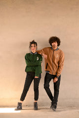 Serpent Henley Jacket (Camel Brown)
